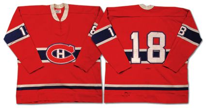 Third String Goalie: 1970-71 Montreal Canadiens Serge Savard Jersey